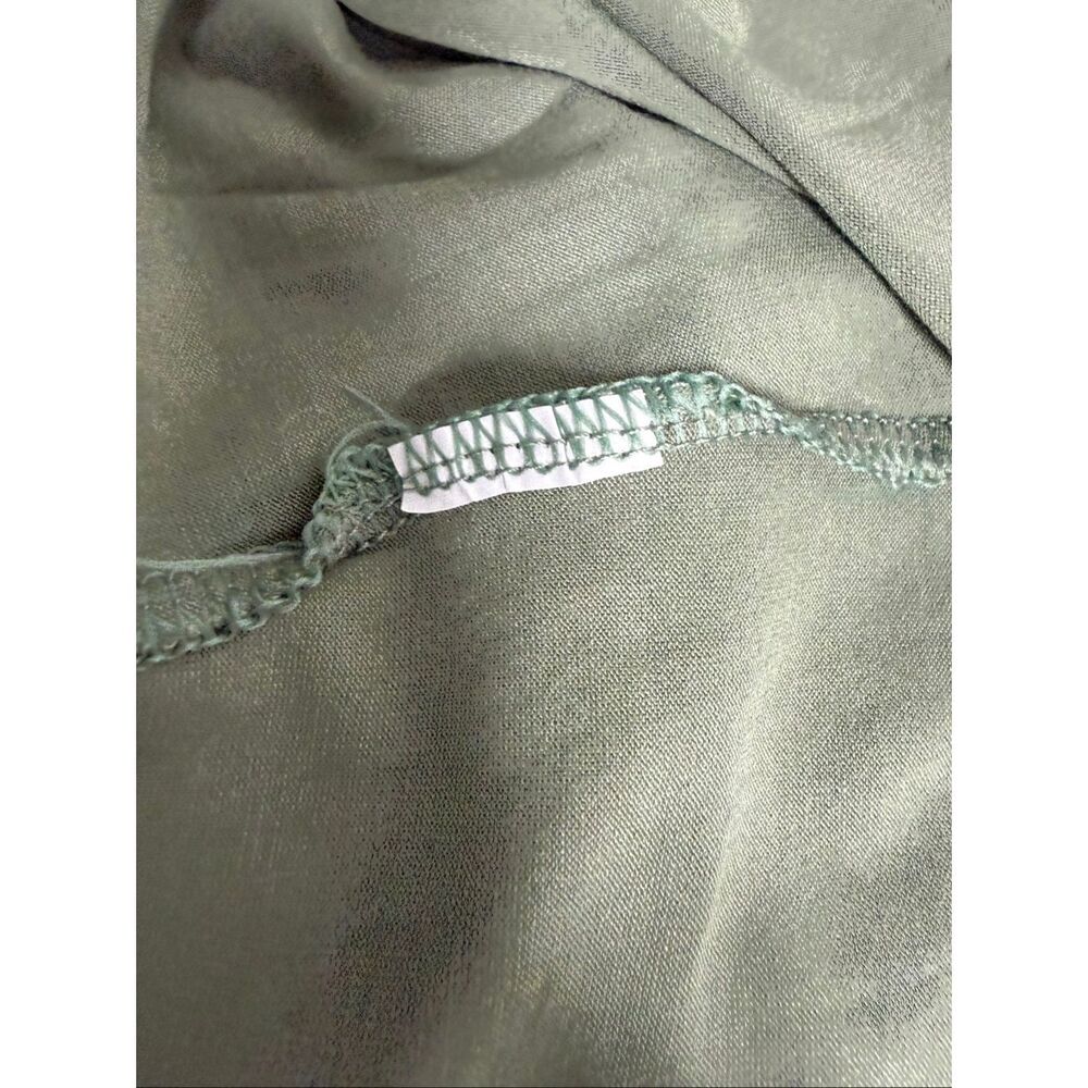 Carnaby Sage Green Maxi Dress Size S Minimalist Boho Flowy European Collection - Picture 15 of 16